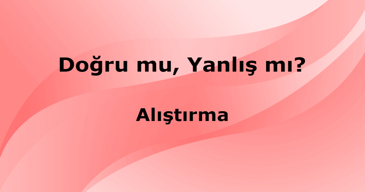 alıştırma 5