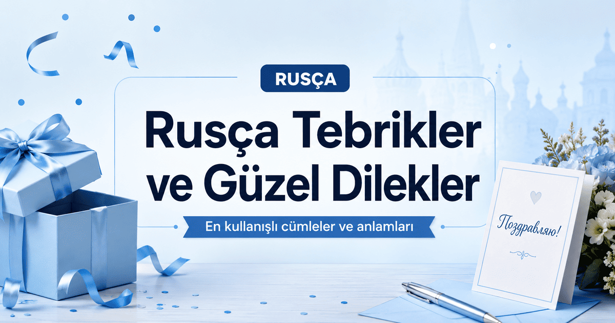 rusça tebrikler ve güzel dilekler